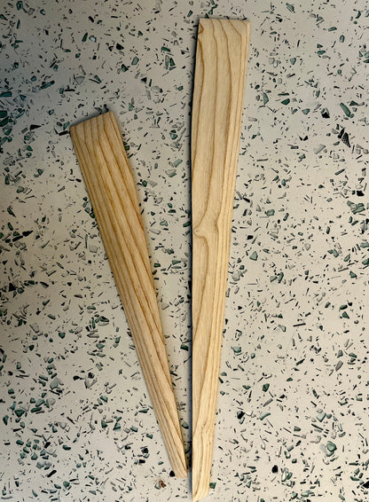 Spatules en frêne recyclé des Hauts de France
