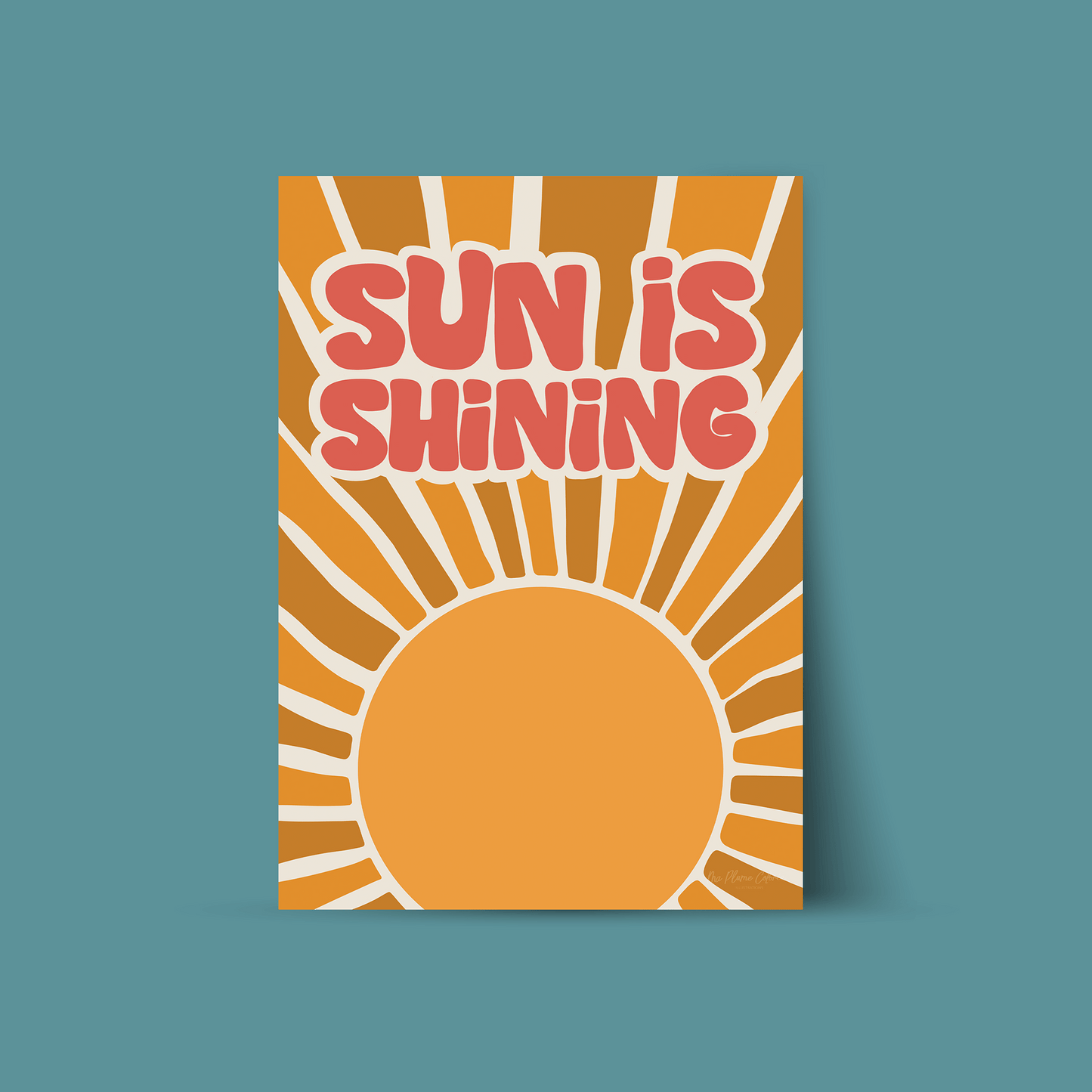 Affiche "Sun is shining"